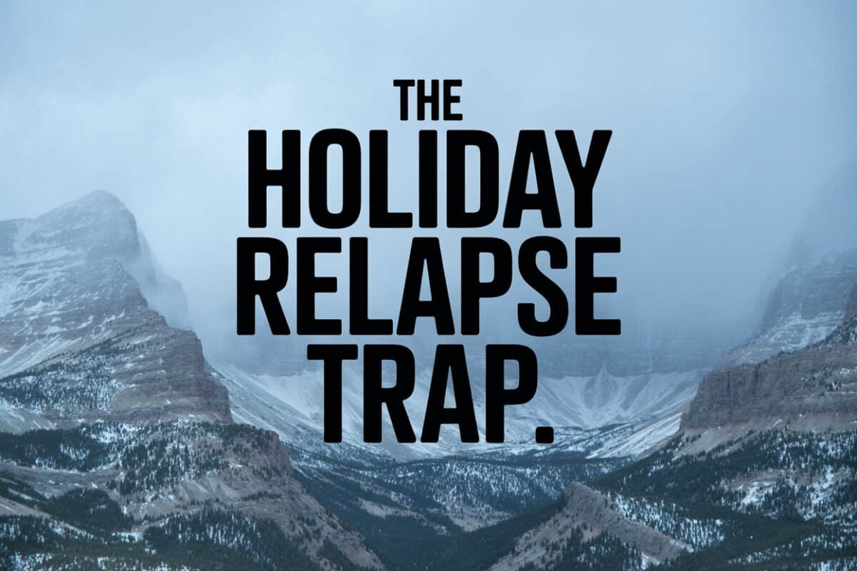 holiday relapse prevention for men experiencing stress and isolation during the holidays