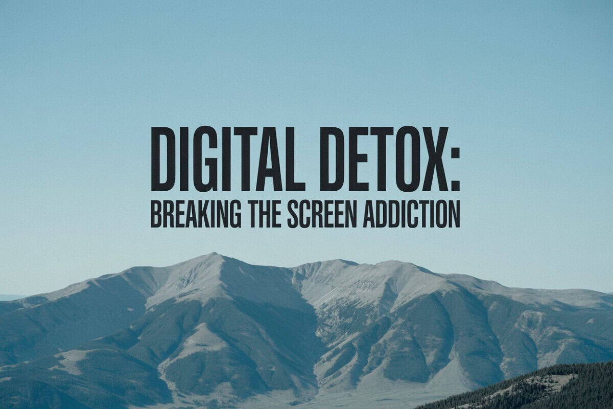 Colorado mountain landscape symbolizing clarity and focus in recovery from screen addiction