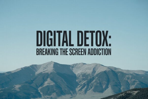 Colorado mountain landscape symbolizing clarity and focus in recovery from screen addiction