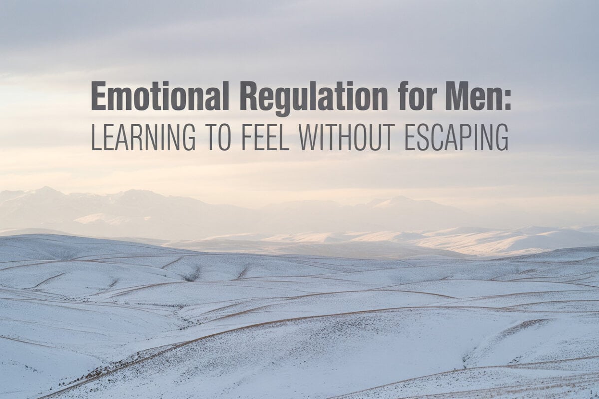 emotional regulation in addiction recovery represented by a calm Colorado landscape