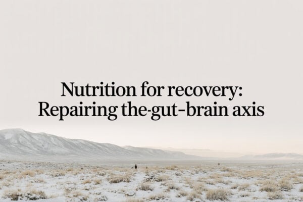 nutrition for addiction recovery represented by a calm Colorado landscape